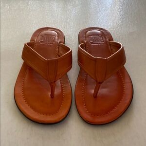 COACH Men’s  Leather Flip Flops Size 10M